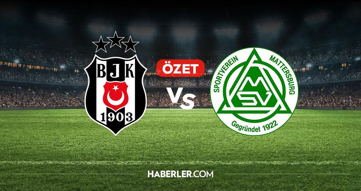 Beşiktaş Mattersburg maç özeti ve golleri! (ÖZET) Beşiktaş Mattersburg kaç kaç bitti, golleri kim attı?