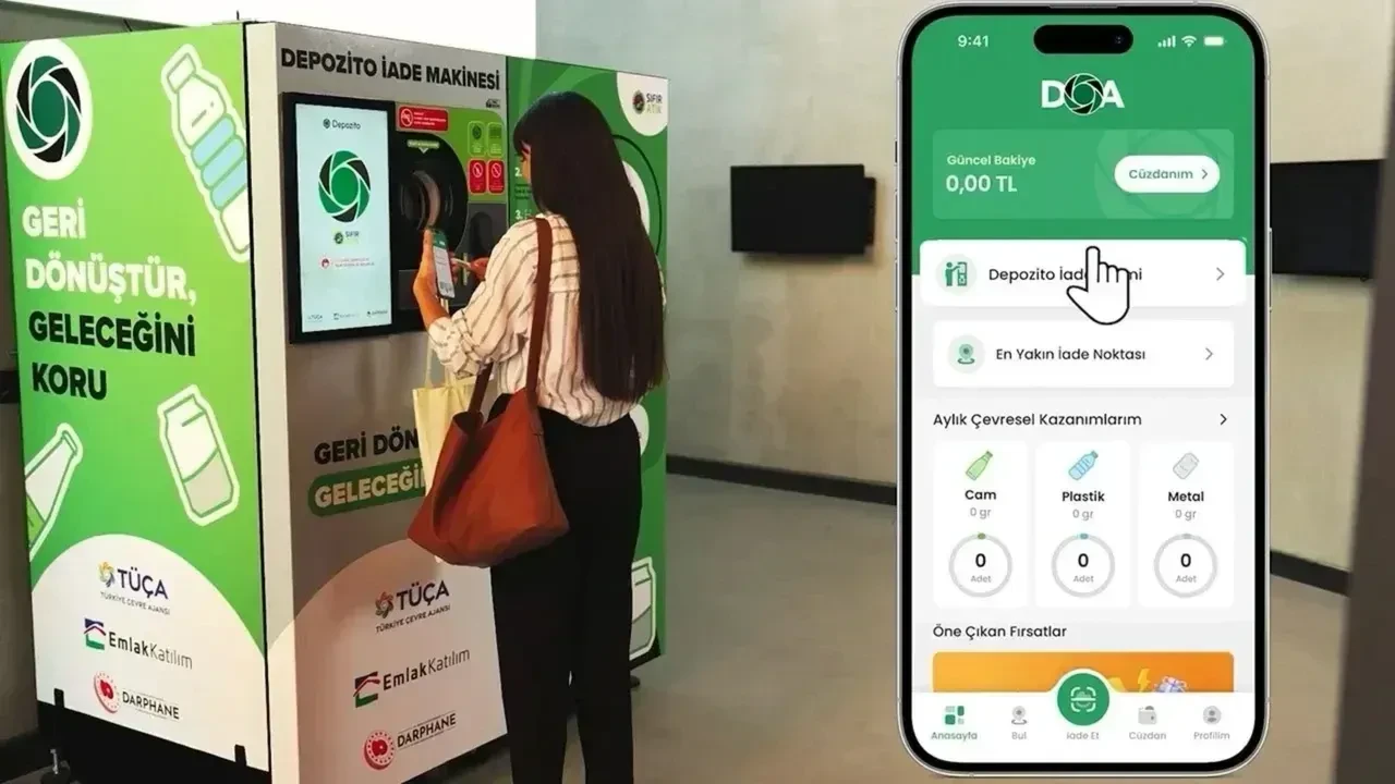 DOA geri dönüşüm makinesi nerede var? En yakın DOA iade noktası sorgulama ekranı 2026