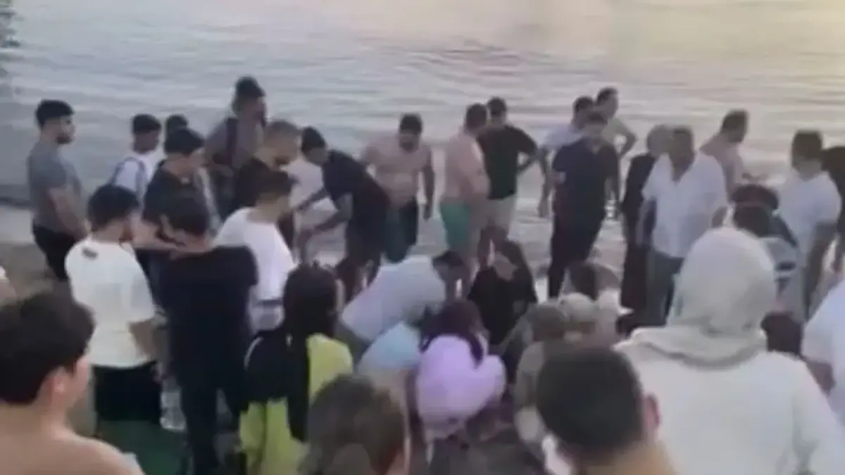 Beykoz'da boğulma tehlikesi geçiren kişi hastaneye kaldırıldı