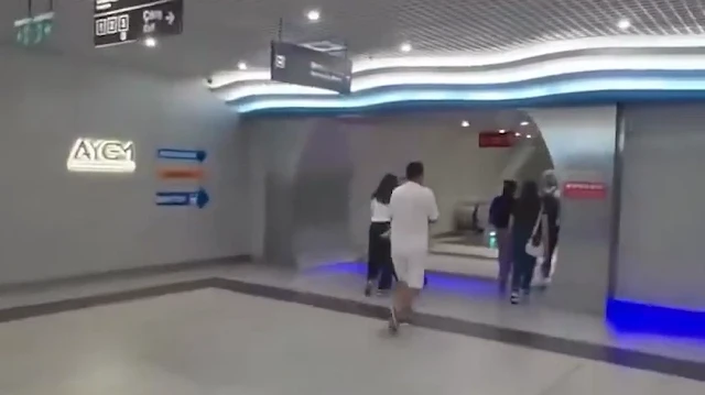 İstanbul Havalimanı metrosunu gören turist şaşkına döndü