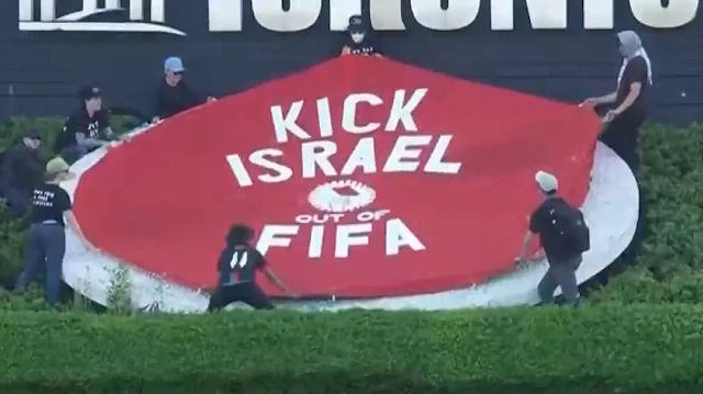 Dünya Kupası'nda İsrail protestosu: FIFA'dan atın