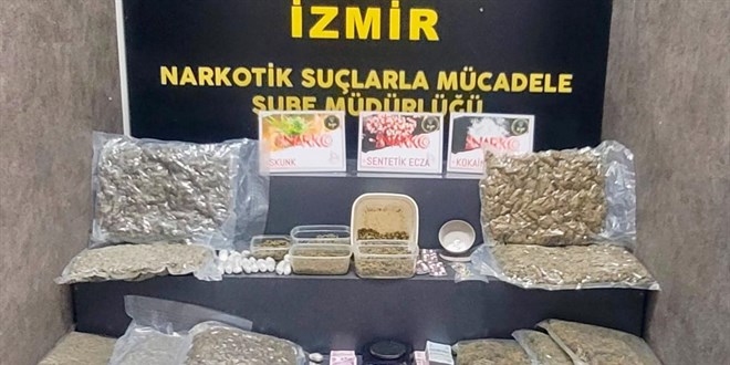 Zehir tacirlerine dağıtılacak uyuşturucular ele geçirildi