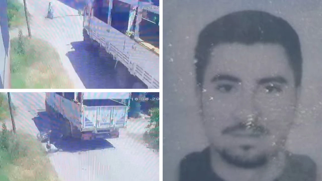 Motosiklet kamyonla çarpıştı, genç sürücü kurtarılamadı