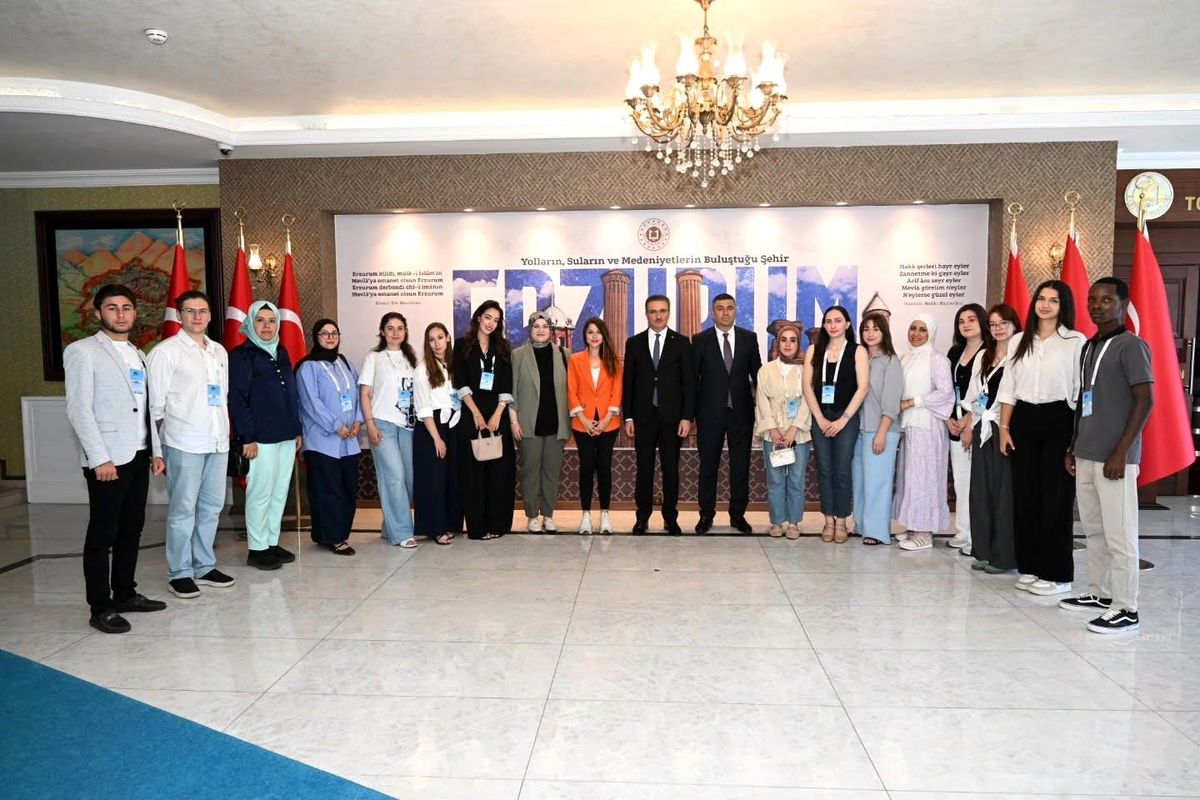 Vali Baruş, Uluslararası Tömer öğrencilerini kabul etti