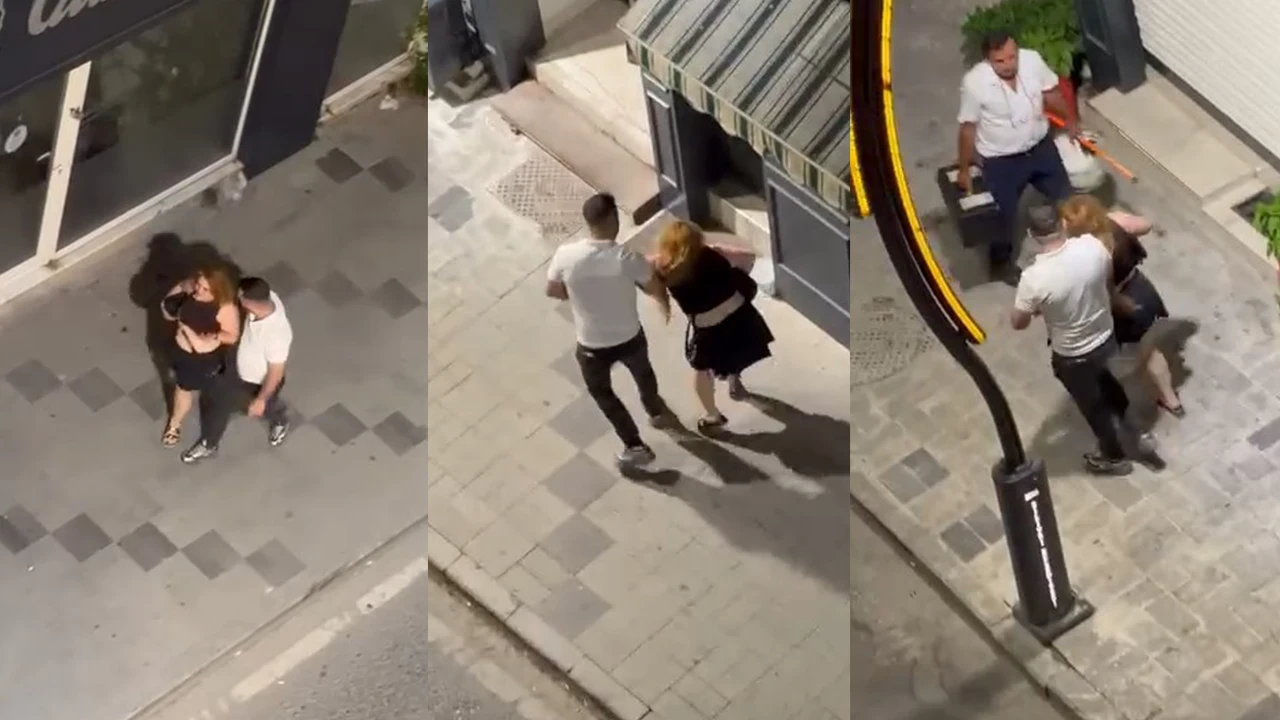 Sokak ortasında eski eş kabusu! Kadının çığlıkları kamerada: Beni öldürecek, yardım edin!