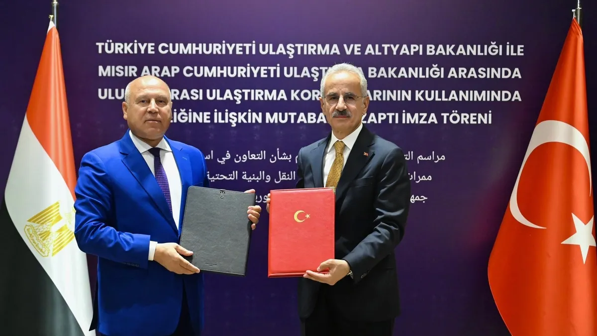 Türkiye ve Mısır arasında imzalar atıldı: 'Uluslararası denizcilikte işbirliğimizi güçlendirmeyi...