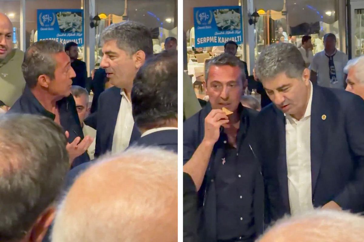 Hakan Safi ve Ali Koç, seçime saatler kala bir araya geldi