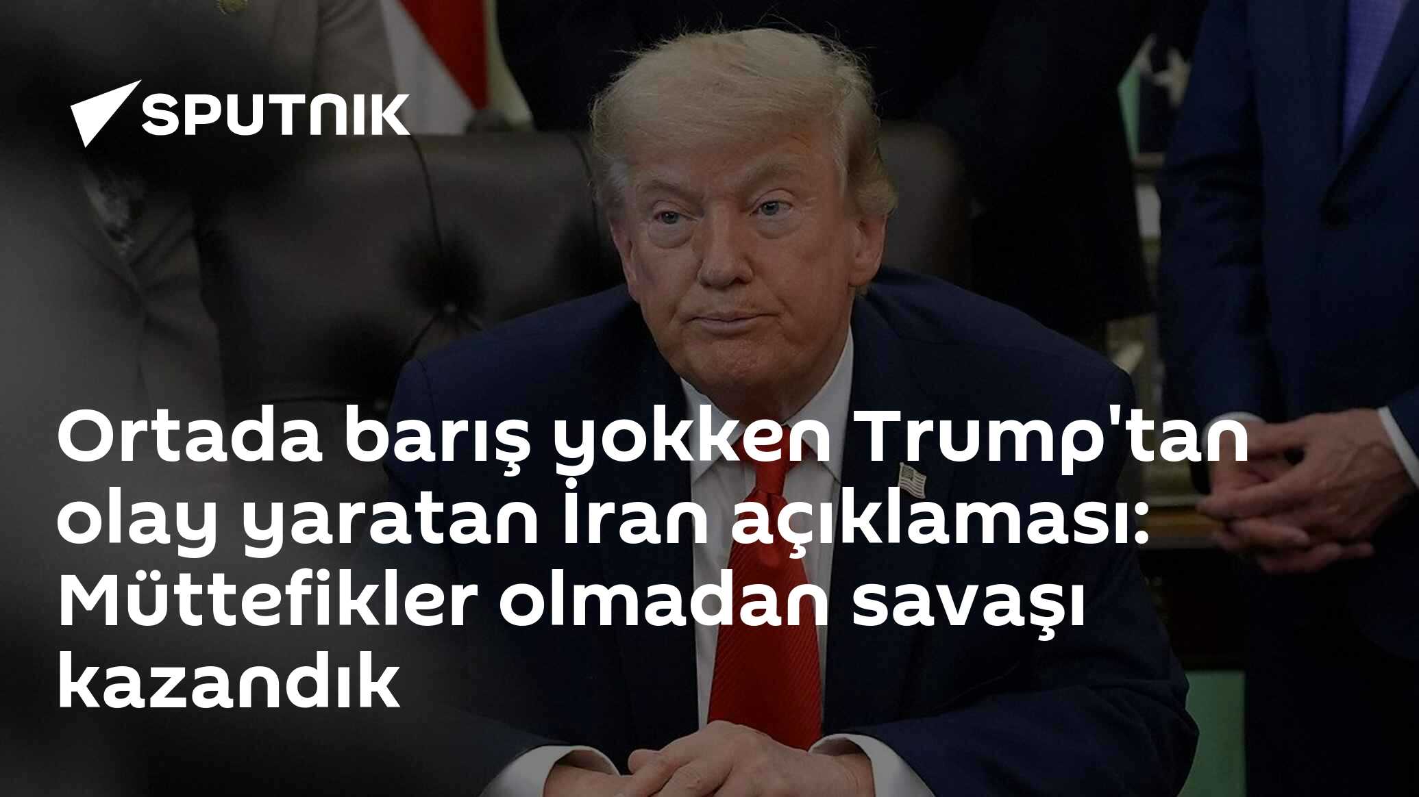 Ortada barış yokken Trump'tan olay yaratan İran açıklaması: Müttefikler olmadan savaşı kazandık