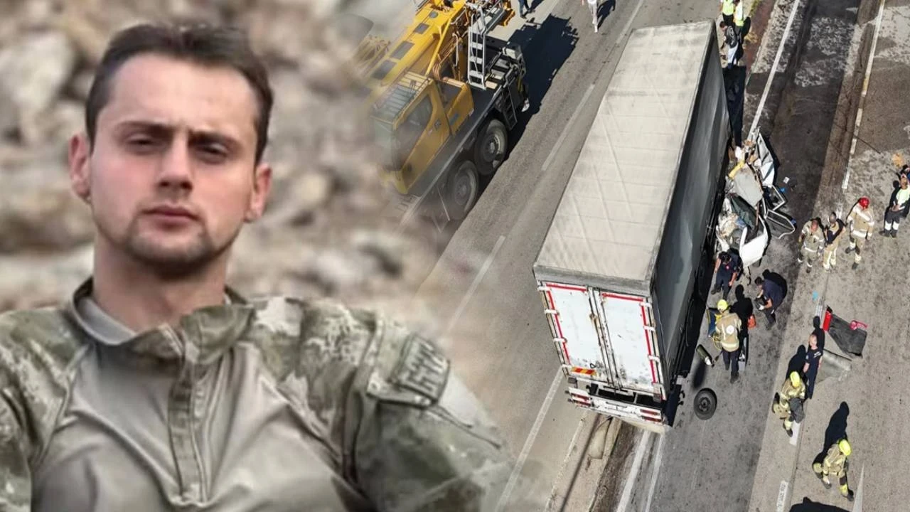 Freni boşalan kamyon 3 otomobile çarptı: Acı kazada 1 can kaybı