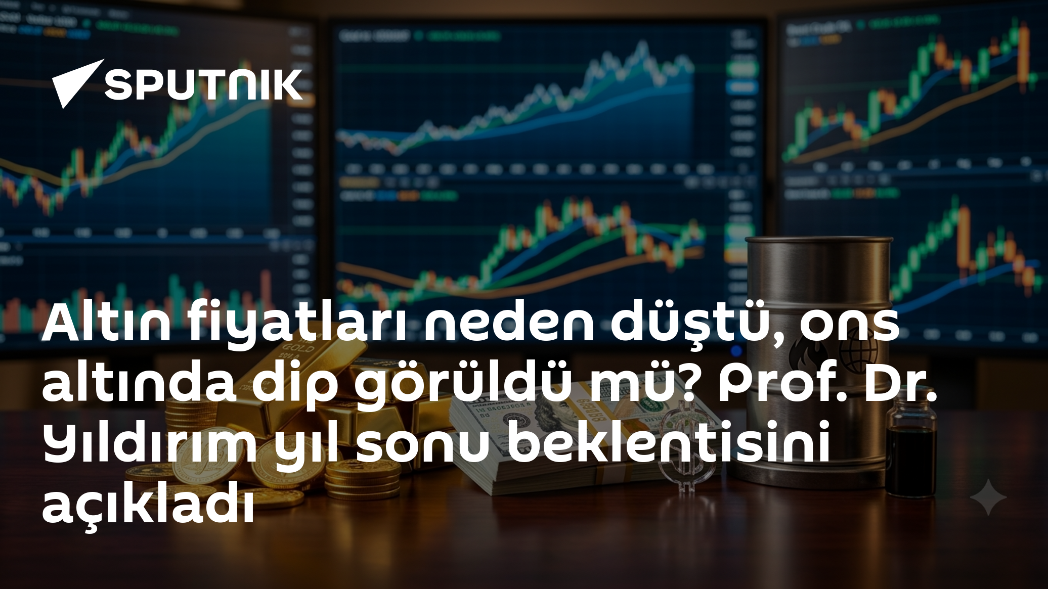Altın fiyatları neden düştü, ons altında dip görüldü mü? Prof. Dr. Yıldırım yıl sonu beklentisini açıkladı