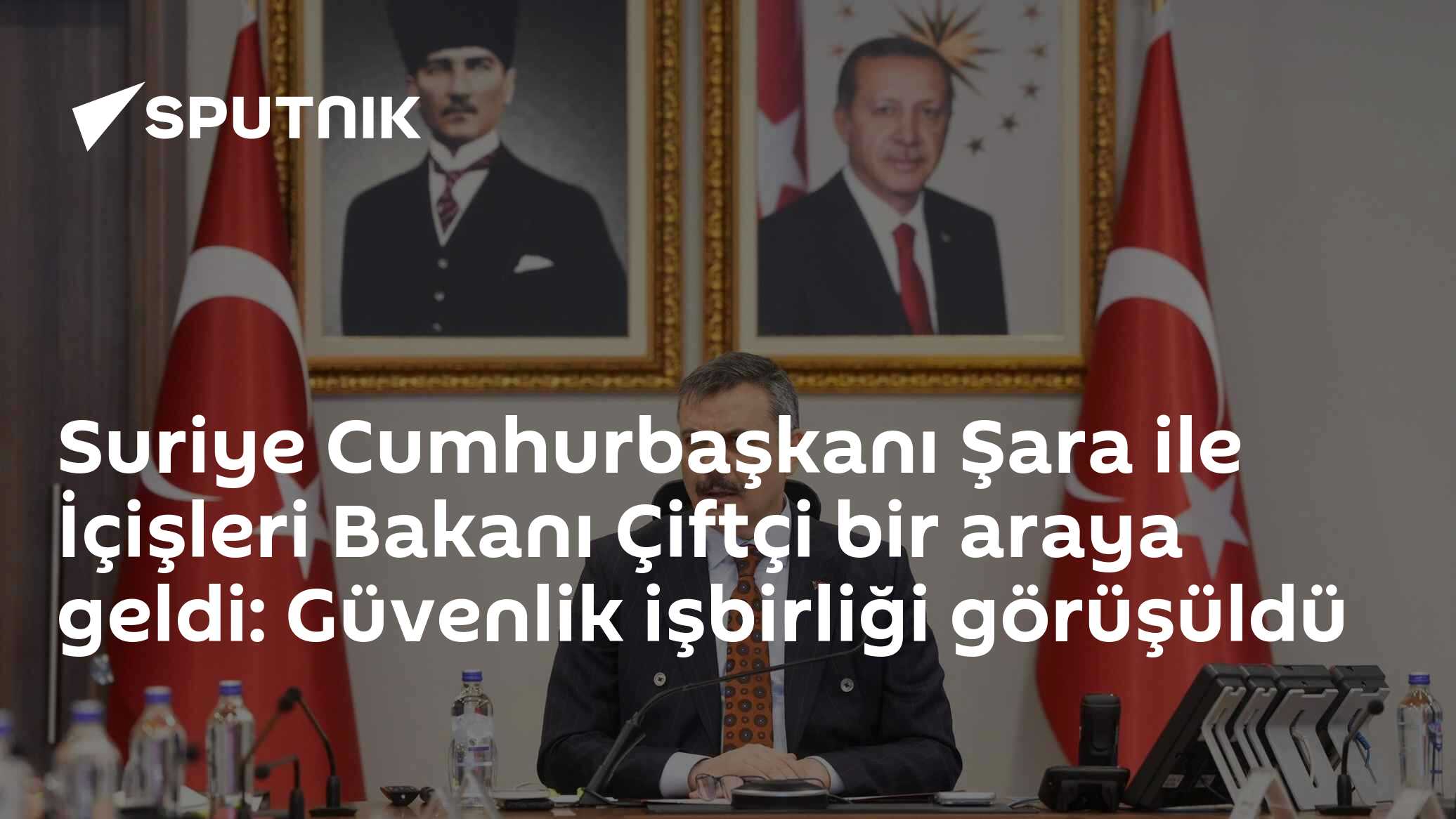 Suriye Cumhurbaşkanı Şara ile İçişleri Bakanı Çiftçi bir araya geldi: Güvenlik işbirliği görüşüldü