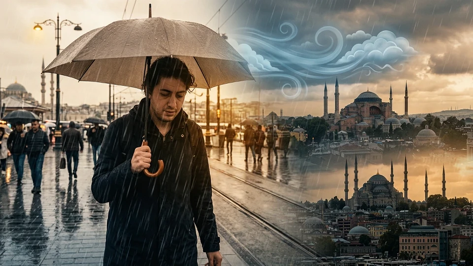 İstanbul hava durumu değişiyor! MGM uyardı: Sıcaklık 8 derece düşecek, 5 günlük yağmur geliyor