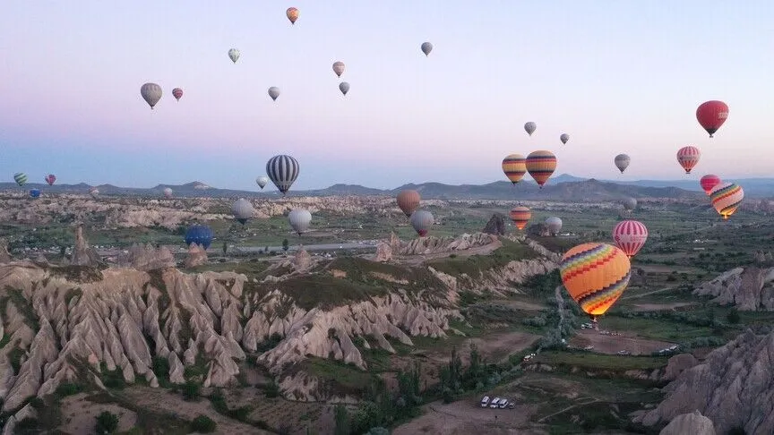 Yılın ilk yarısında 13 bin balon uçuşuyla 308 bin yolcu seyahat etti