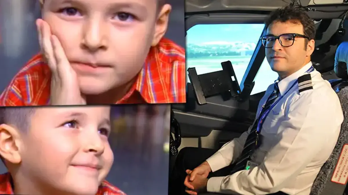 Çocukken reklamında oynadığı havayolunda pilot oldu: 'Hayalim gerçekleşti'