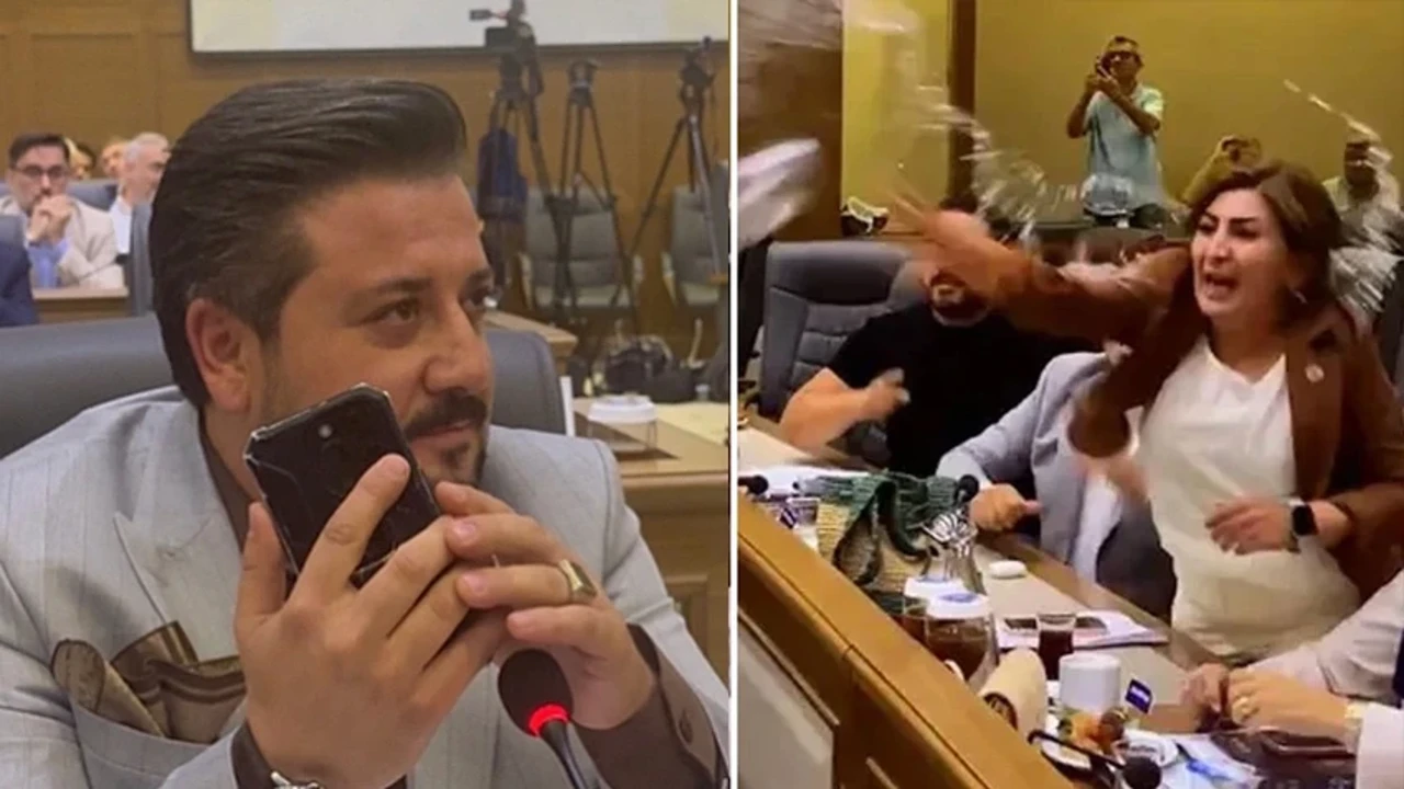 AK Partili ismin İsmet İnönü sözleri ortalığı karıştırdı! CHP'li isim su şişesi fırlattı
