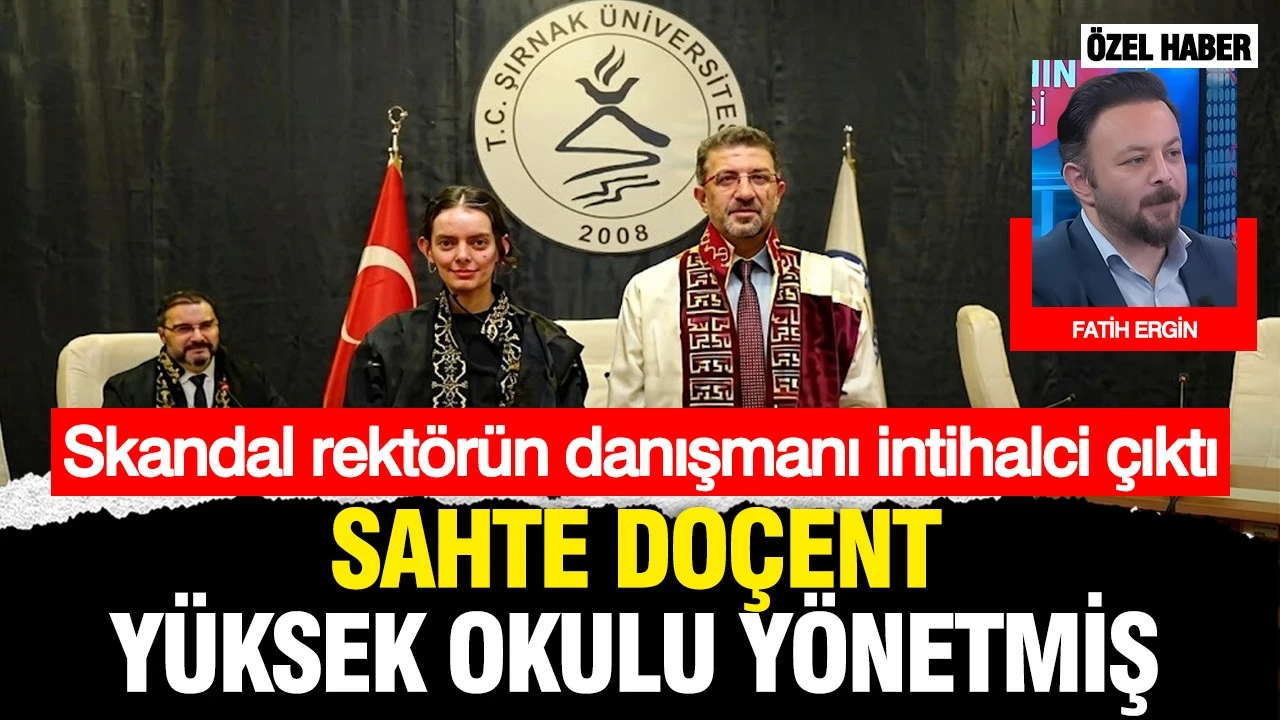 Sahte doçent yüksek okulu yönetmiş: Skandal rektörün danışmanı intihalci çıktı