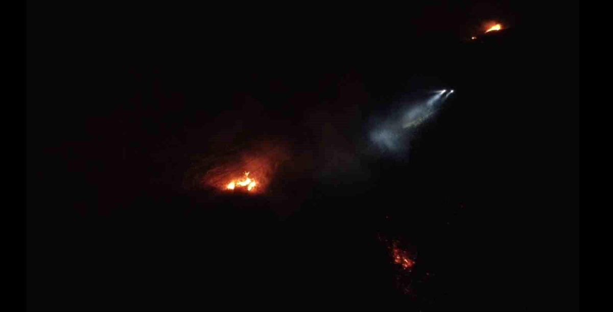 Balıkesir'de gece yarısı orman yangını çıktı