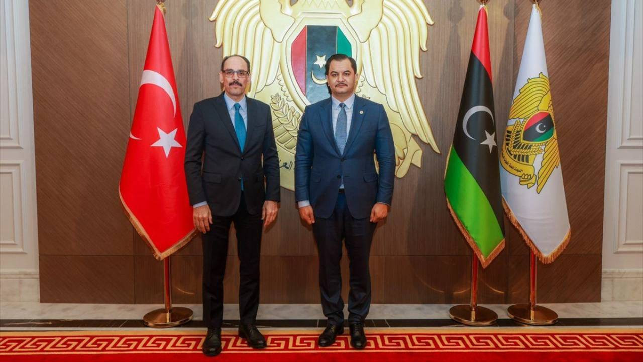 MİT Başkanı Kalın, Libya Ulusal Ordusu Genel Komutan Yardımcısı Hafter ile Libya'da görüştü