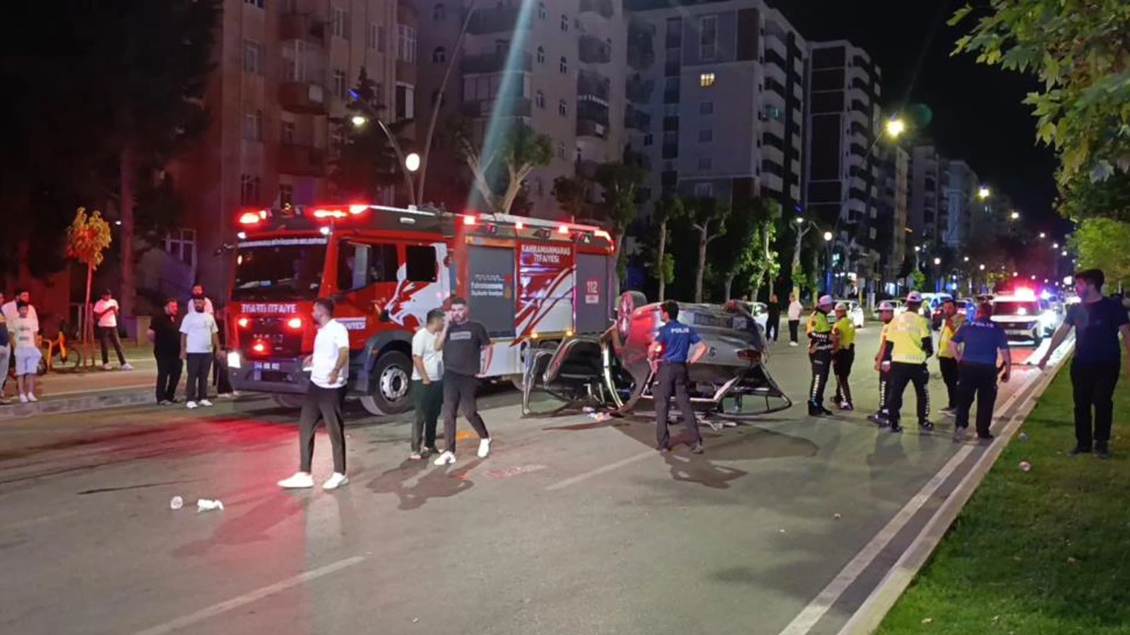 Kahramanmaraş'ta trafikte yarış kazayla sonuçlandı: Çok sayıda kişi yaralandı