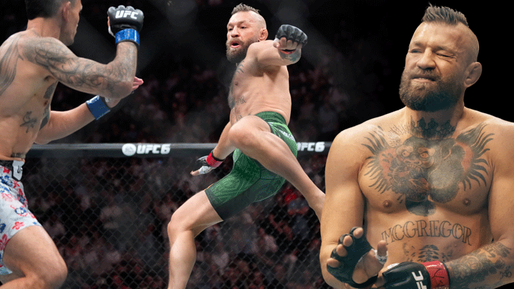 Conor McGregor'ın hayal kırıklığı! Uçan tekmeyle başlayan mücadele 1 dakika sürdü