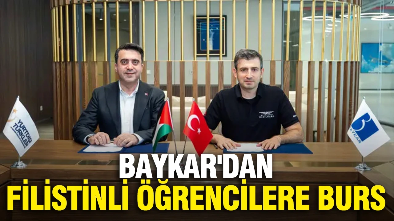 BAYKAR'dan Filistinli öğrencilere burs