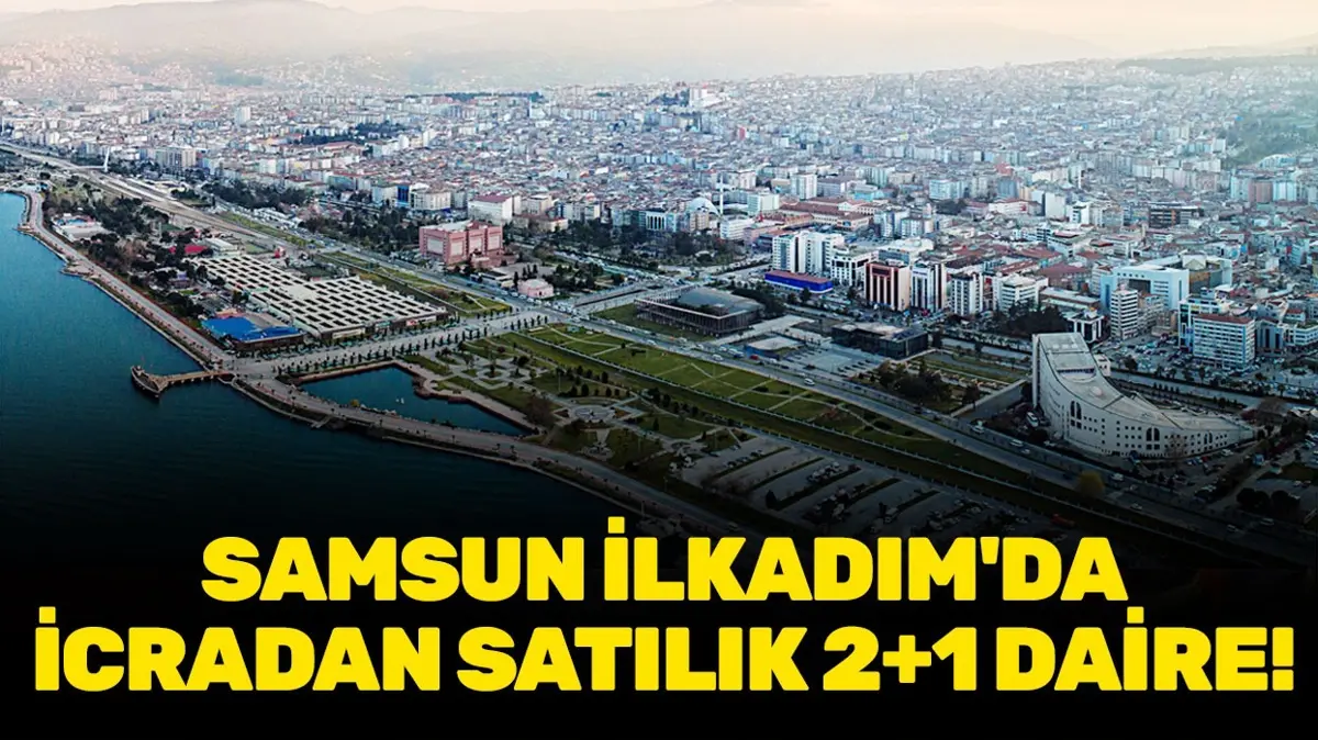 Samsun İlkadım'da icradan satılık 2+1 daire!