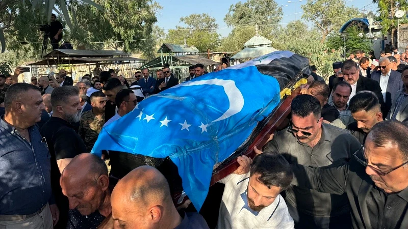Kerkük Valisi Ağa'nın babası son yolculuğuna uğurlandı
