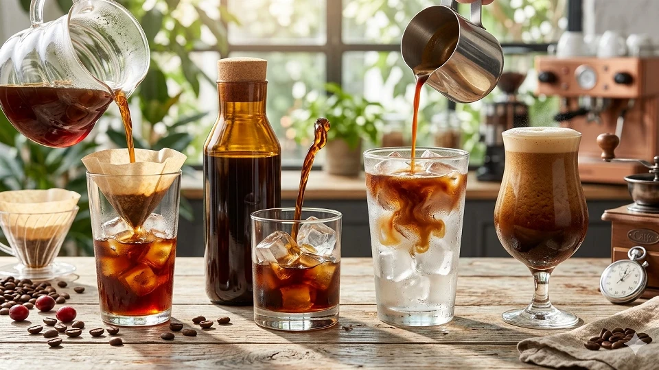 Cold brew ve iced americano arasındaki fark nedir?