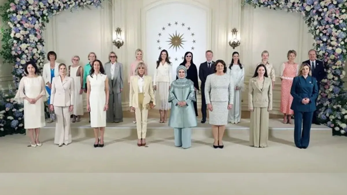 Emine Erdoğan, NATO liderlerinin eşlerini ağırladı