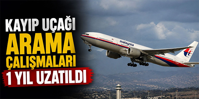 Kayıp uçağı arama çalışmaları 1 yıl uzatıldı