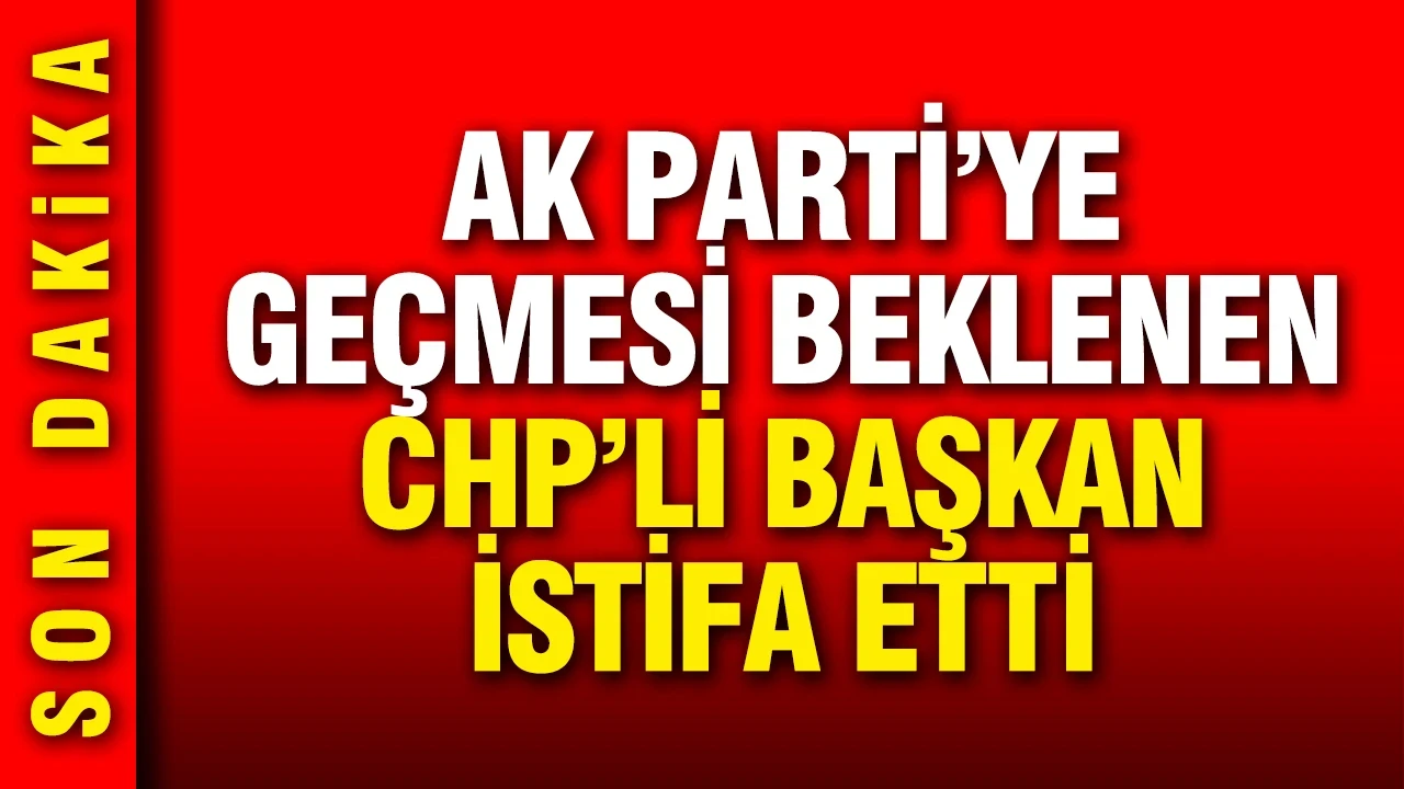 AK Parti'ye geçmesi beklenen Haymana Belediye Başkanı Levent Koç CHP'den istifa etti