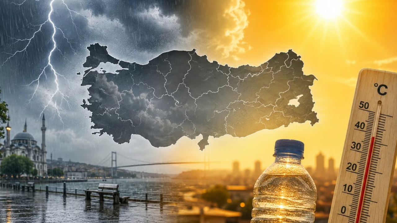 Türkiye’de iki mevsim birden: Bir yanda sağanak, bir yanda 42 derece sıcak