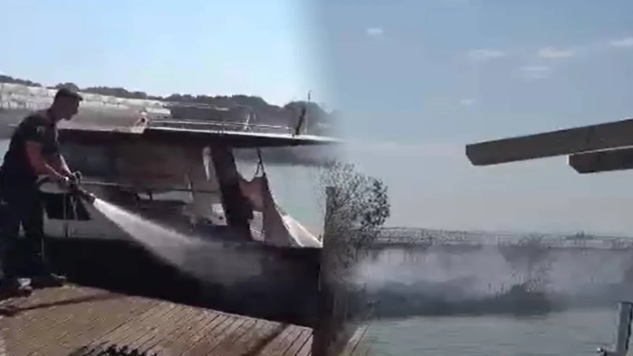 Kaynaktan sıçrayan kıvılcım yangın çıkardı: Birçok tekne hasar aldı