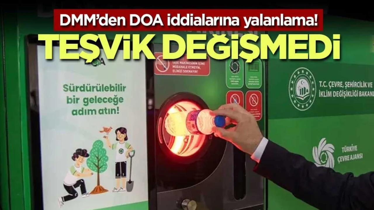 DMM’den DOA iddialarına yalanlama! Teşvik değişmedi