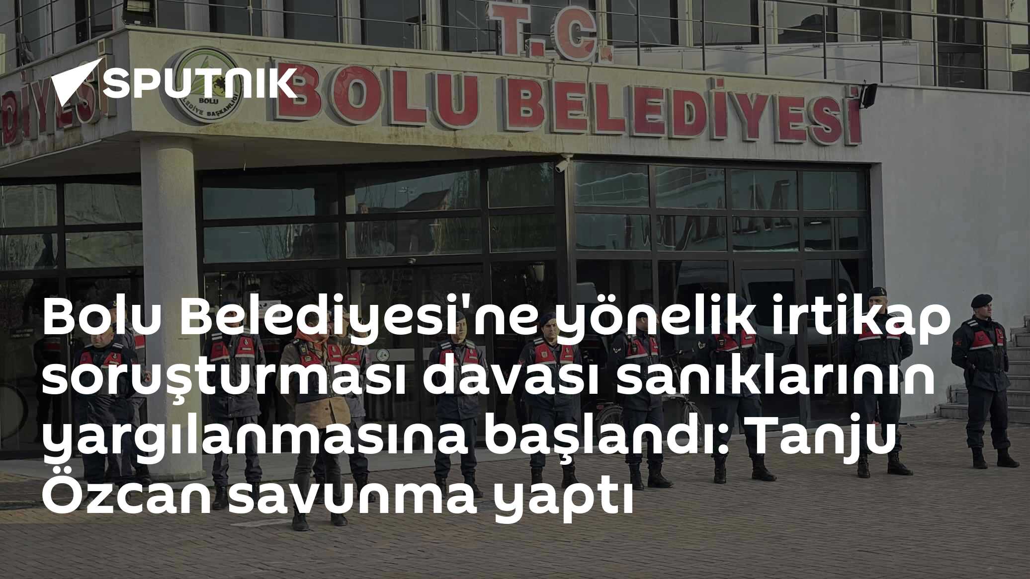 Bolu Belediyesi'ne yönelik irtikap soruşturması davası sanıklarının yargılanmasına başlandı: Tanju Özcan savunma yaptı