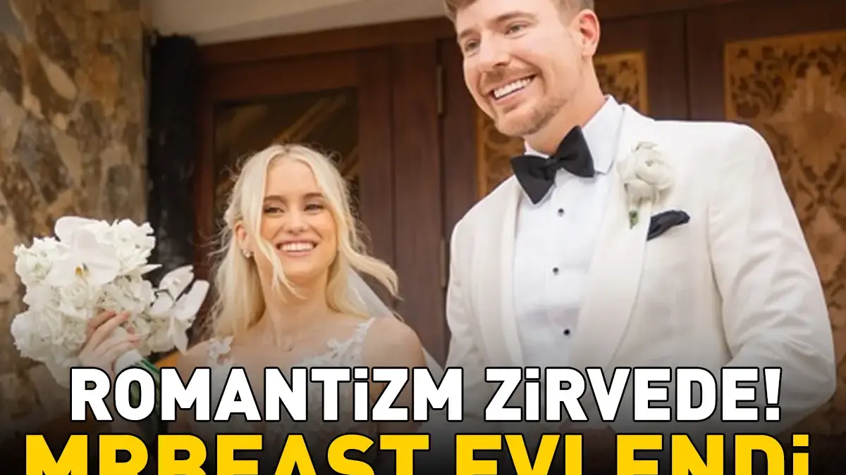 4 yıllık aşkta mutlu son! MrBeast evlendi! Thea Booysen sade gelinliğiyle göz kamaştırdı