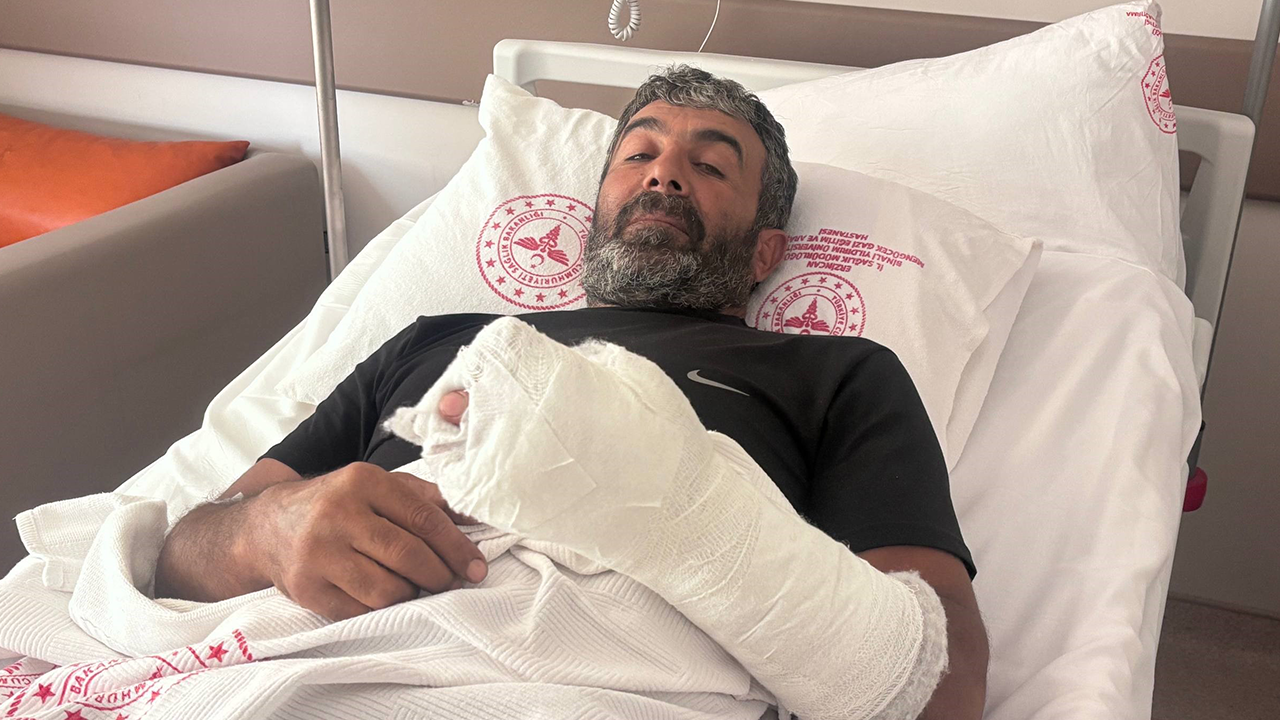 Ayı saldırısından yaralı kurtulan çiftçi yaşadıklarını anlattı: "Kürek olmasaydı sonum ne olurdu bilemedim"