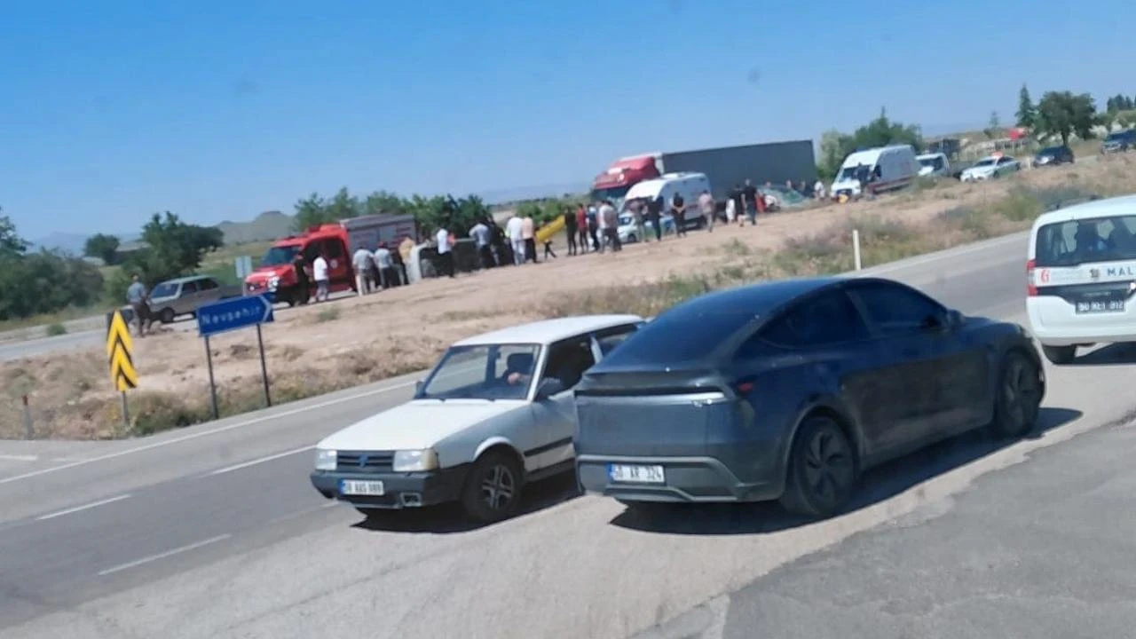 Nevşehir'de iki araç çarpıştı: 4 yaralı
