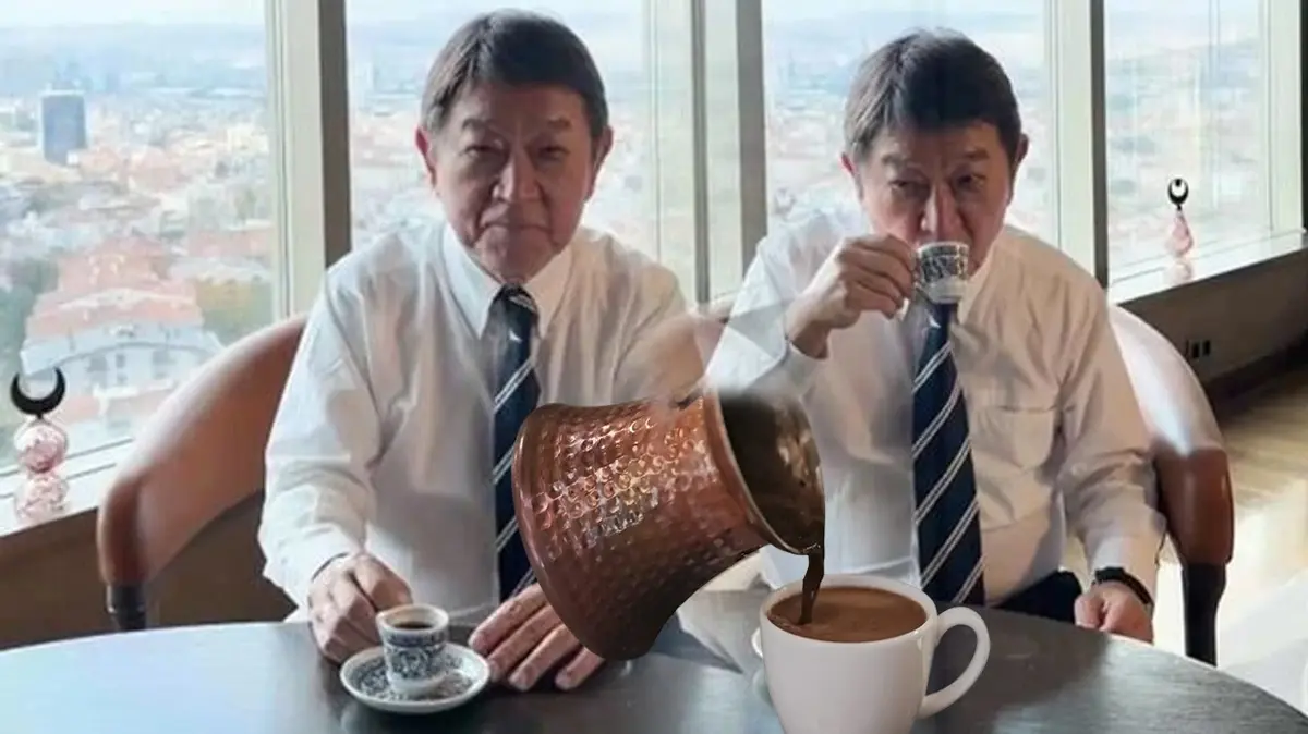 Japon bakandan Türk kahvesi molası! "Benzersiz bir keyif"