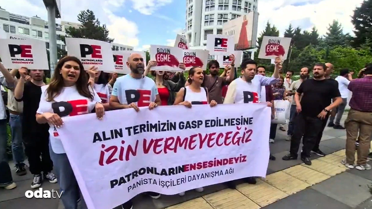 Panista işçileri Sheraton’ın kapısına dayandı