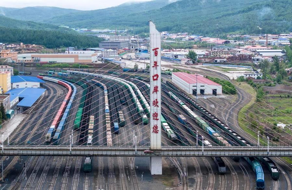 Albüm: Çin-Avrupa Yük Treni Hizmetinin Doğu Koridorunda Bu Yıl 3.000'den Fazla Sefer Düzenlendi
