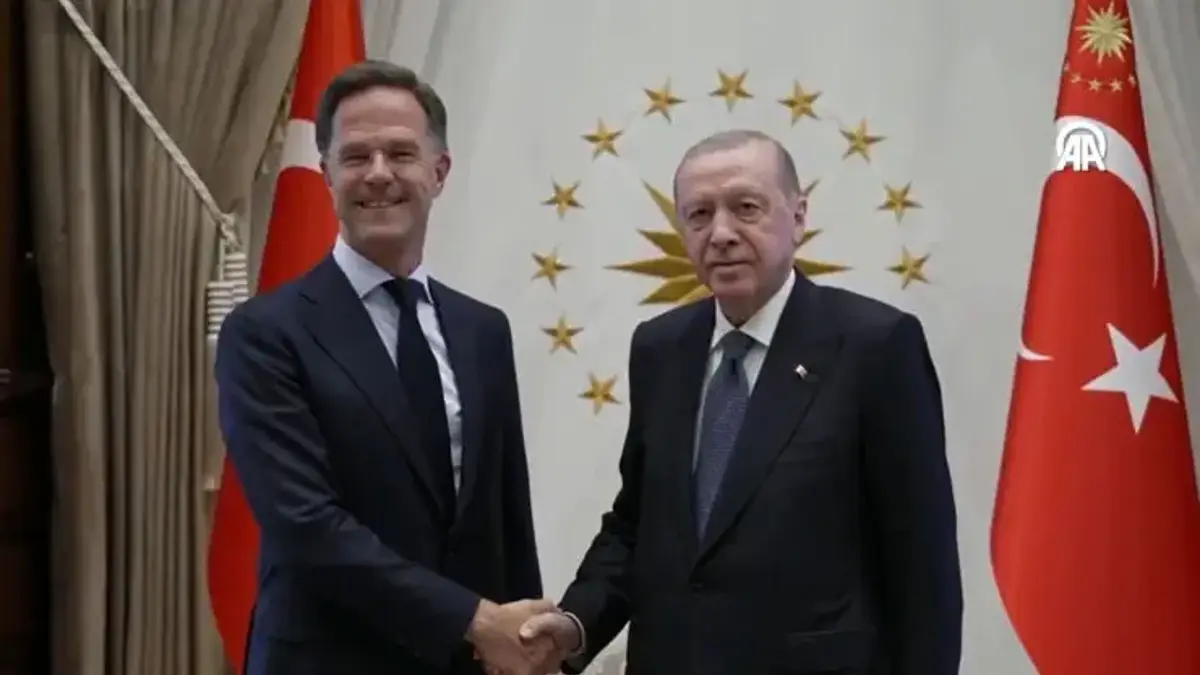 Cumhurbaşkanı Erdoğan, NATO Genel Sekreteri Rutte'yi kabul etti