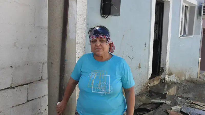 Sağanakta sel sularının evinden geçtiği Mazı: Kapıyı açmaya fırsatım olmadı