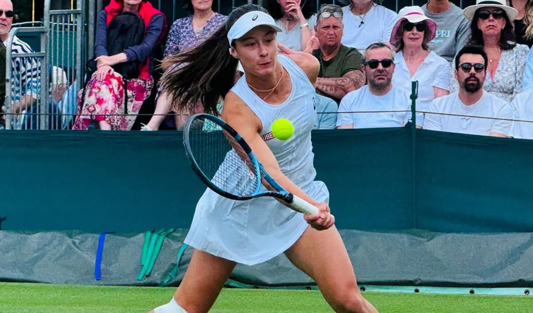 Zeynep Sönmez'den Wimbledon'da Filistin mesajı: Broşa izin çıkmayınca bu yolu seçti