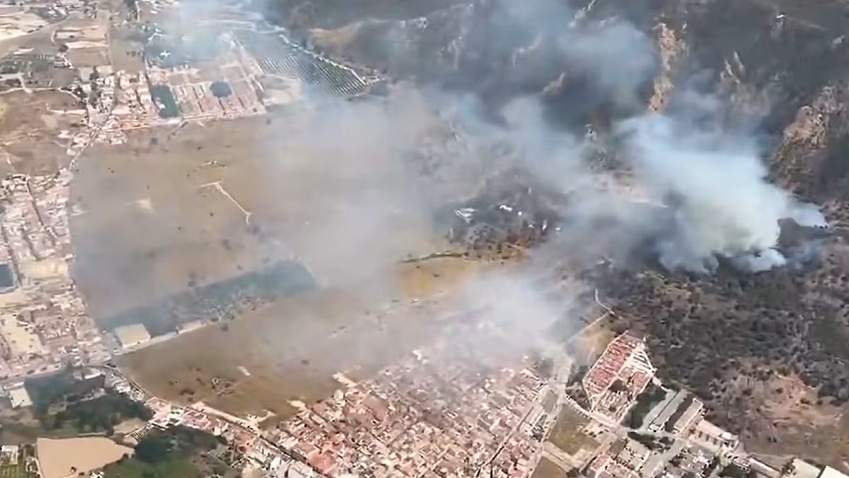 Espuña Dağı yangını, Murcia'da UME'yi harekete geçirdi