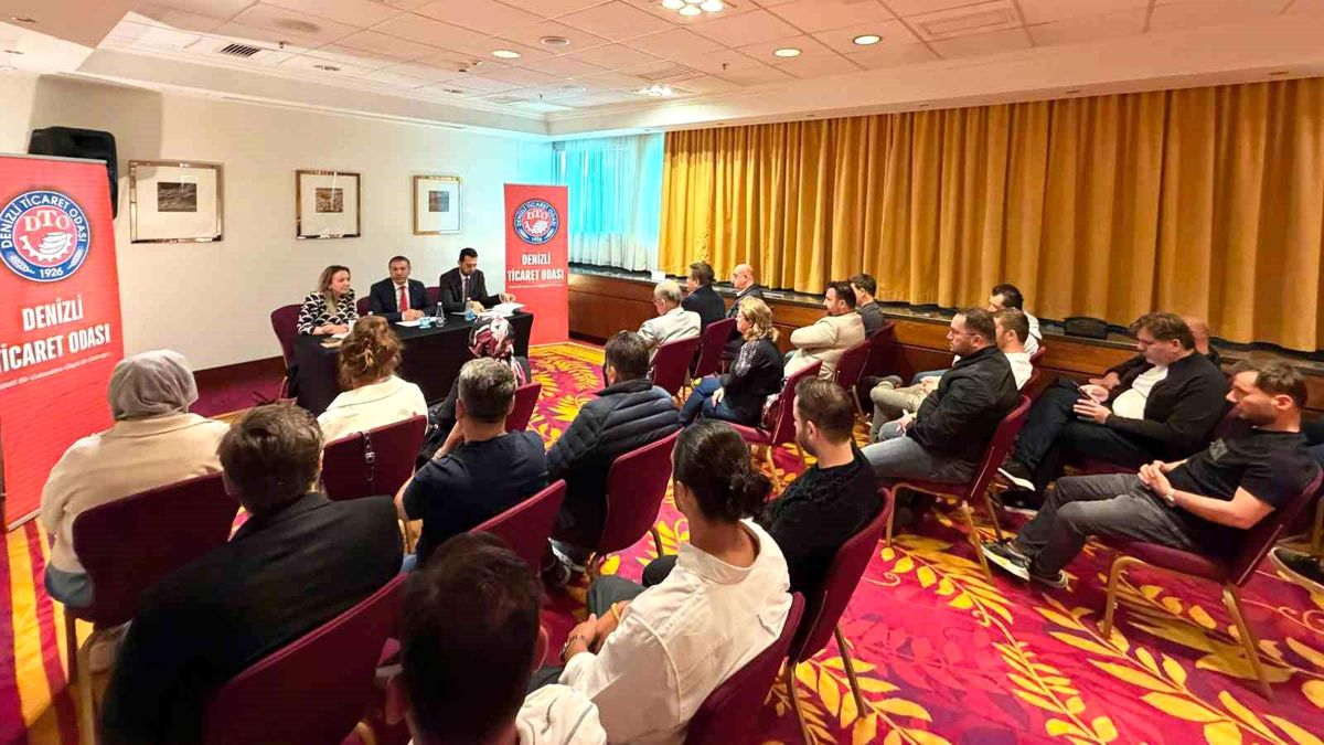 DTO heyetindeki Denizlili iş insanlarına Polonya pazarı tanıtıldı