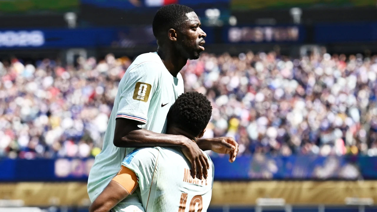 Fransa'dan 'Viking' Norveç'e 4 gol: Servisler Mbappe'den şov Dembele'den!