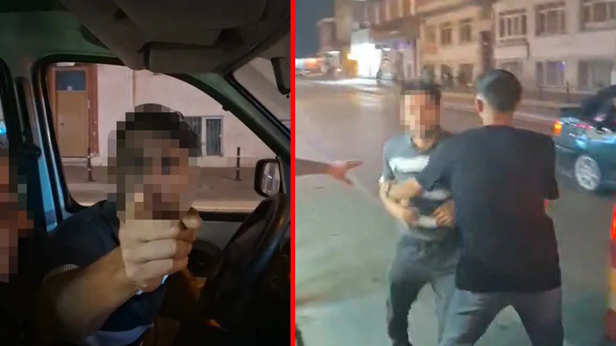 Yer Konya! Trafik magandası dehşet saçtı! Tartışma büyüyerek yumruklu saldırıya dönüştü: O anlar kamerada…