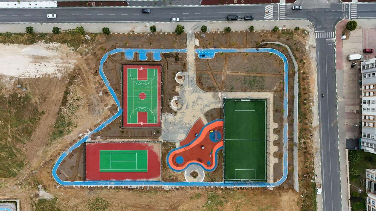 Atatürk Mahallesi'ndeki yeni park ve spor kompleksi temmuz ayında açılıyor