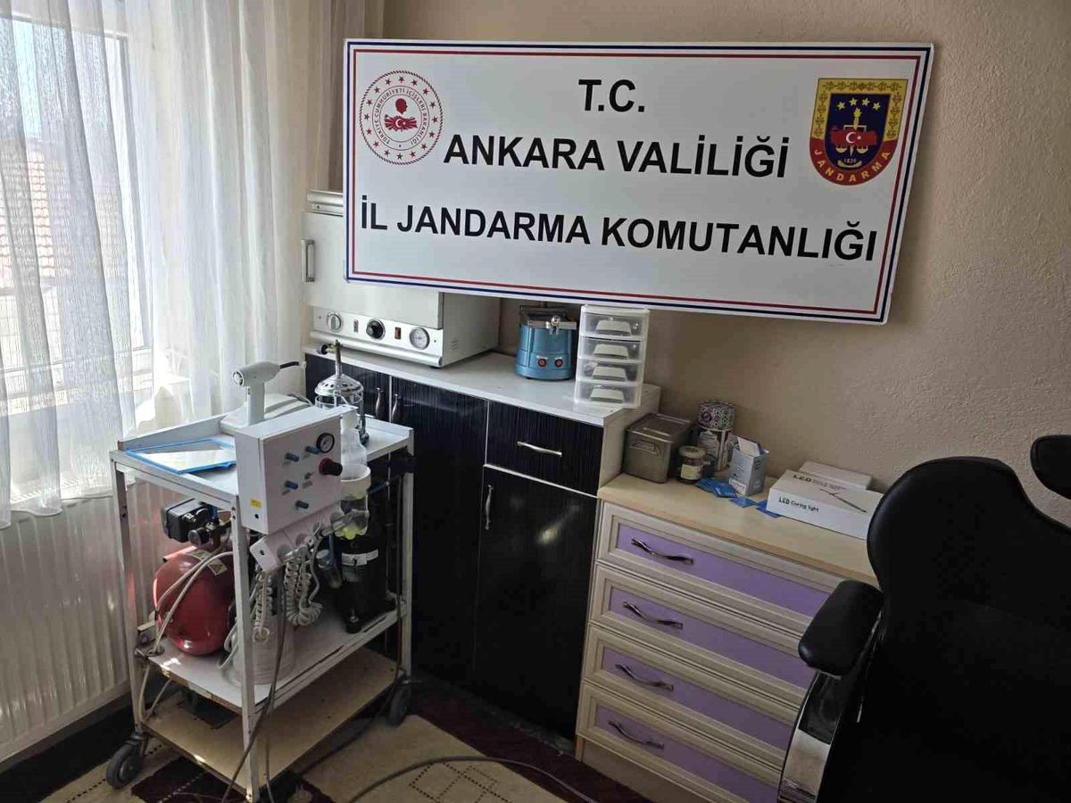 Ankara'da sahte diş doktoruna operasyon